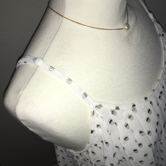 Costa Blanca White w/ Gold Dot Tank Top Medium - Picture 6 of 8